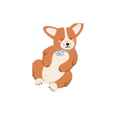 Ubrousky Corgi 11x15 cm 12 ks