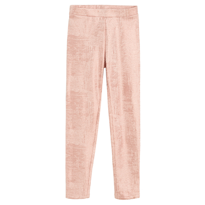 Zateplené džegíny- růžové - 170 PINK