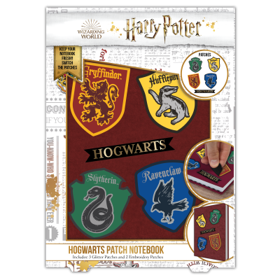 Blok A5 Harry Potter  znaky kolejí