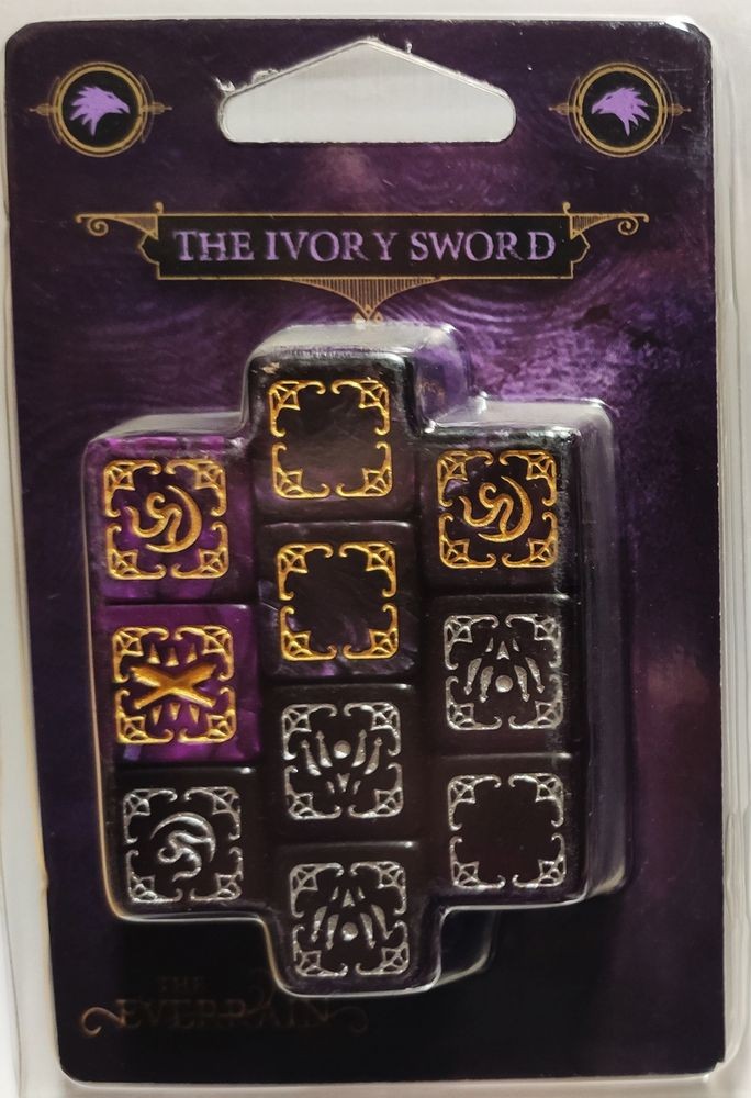 Grimlord Games The Everrain: Dice set Varianta: The Ivory Sword
