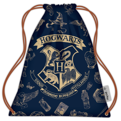 Harry Potter pytlík stahovací (Navy & Gold)