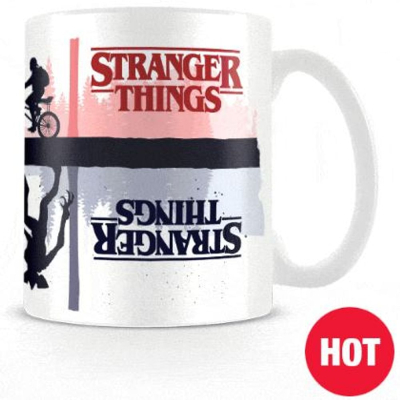 Hrnek měnící Stranger Things (Upside Down)