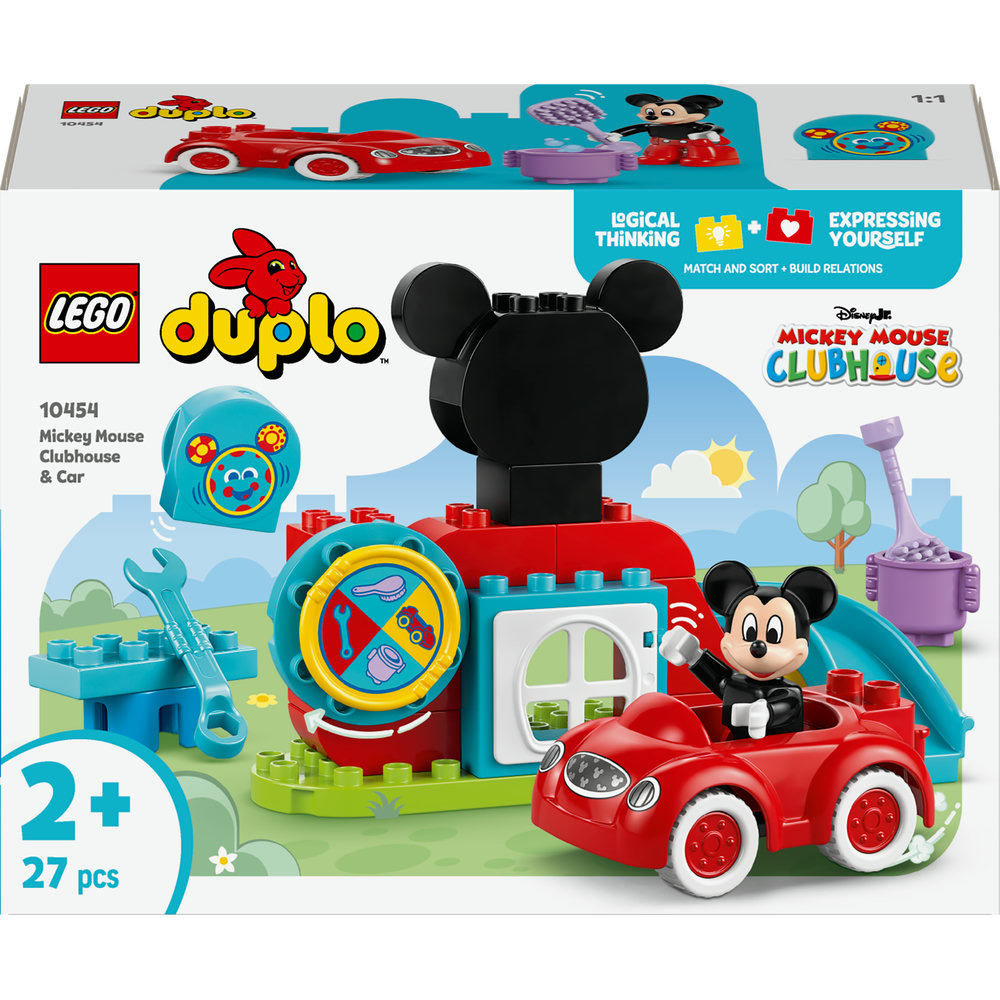 LEGO LEGO® DUPLO® Disney Mickeyho klubík a auto 10454