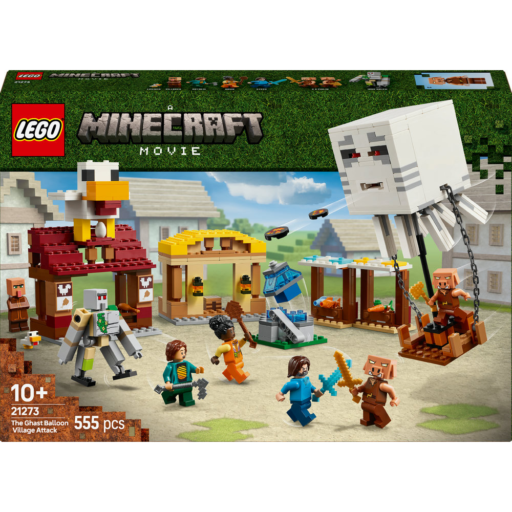 LEGO LEGO® Minecraft® Balón v podobě ďasa a útok na vesnici 21273