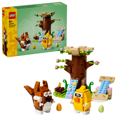 LEGO® Iconic 40709 Jarní hřiště pro zvířátka