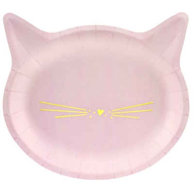 Meow party - talířky papírové 6 ks