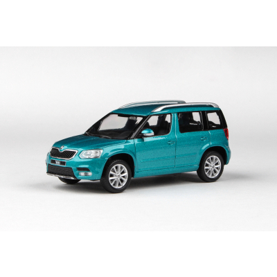Škoda Yeti FL (2013) 1:43 - Modrá Sea Metalíza