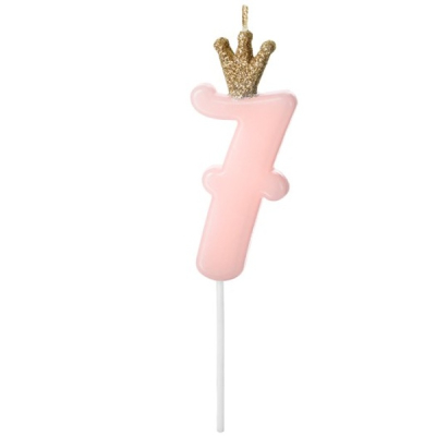 Svíčka narozeninová číslo 7