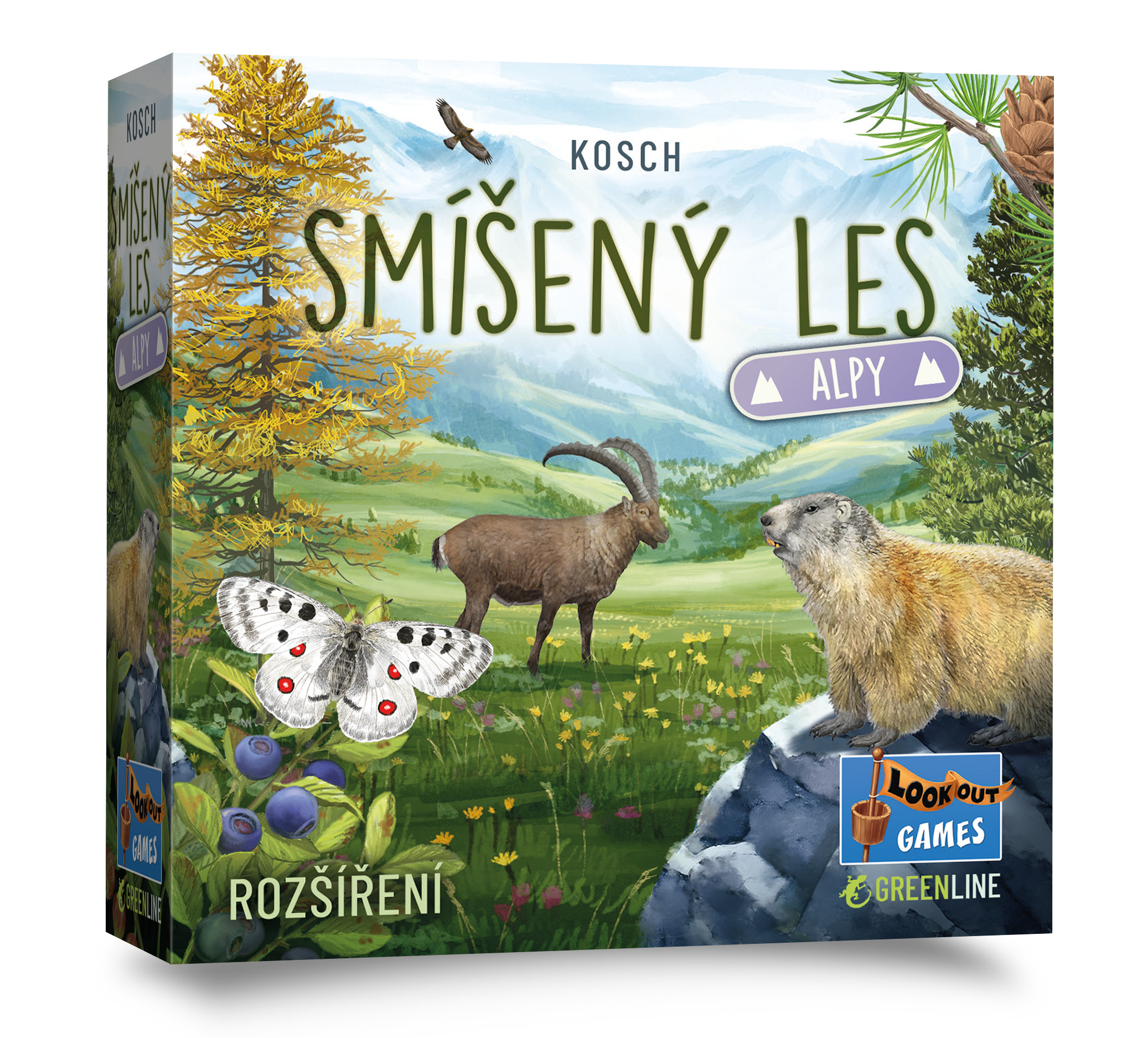 Asmodee Czech Republic Smíšený les: Alpy (Forest Shuffle: Alpine CZ)