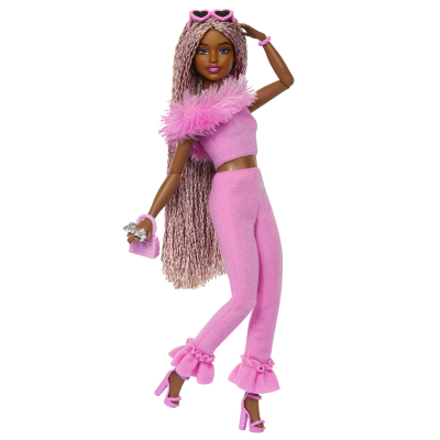 Barbie deluxe modelka - kalhotový kostým