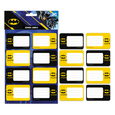 Batman školní samolepky (budget)