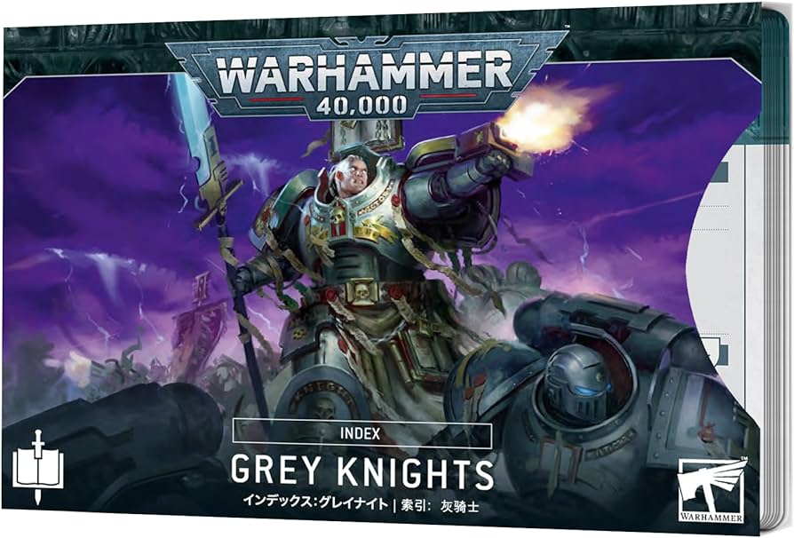 Games Workshop Warhammer 40000: Index Cards – Grey Knights