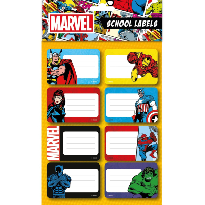 Marvel školní samolepky (budget)