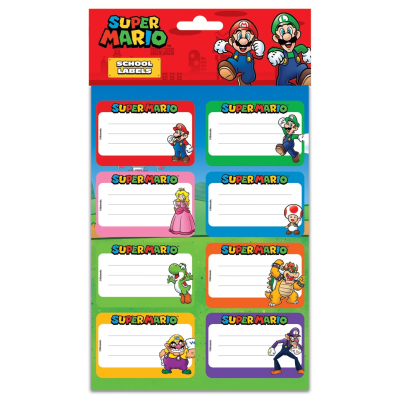 Super Mario školní samolepky (budget)