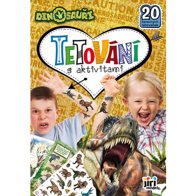 Tetování s aktivitami Dinosauři