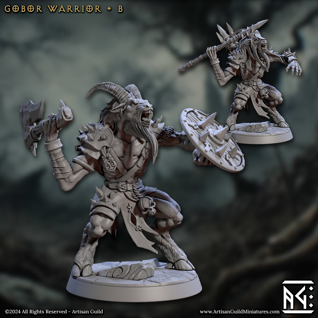 Artisan Guild Beastmen - Gobor Warrior B Rise of Beastmen