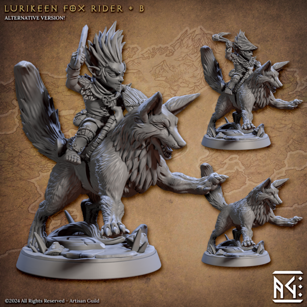 Artisan Guild Elf/Gnome - Lurikeen Fox Rider B Deeproot Lurikeen