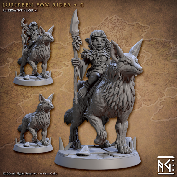 Artisan Guild Elf/Gnome - Lurikeen Fox Rider C Deeproot Lurikeen