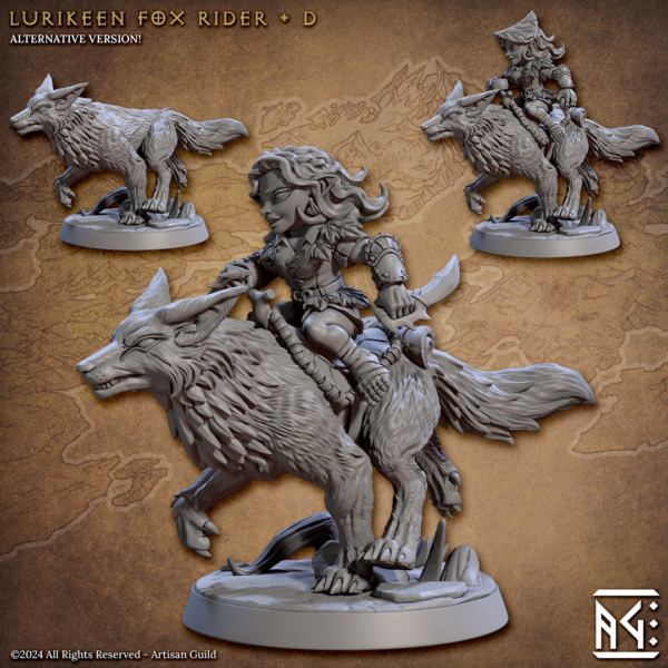 Artisan Guild Elf/Gnome - Lurikeen Fox Rider D Deeproot Lurikeen