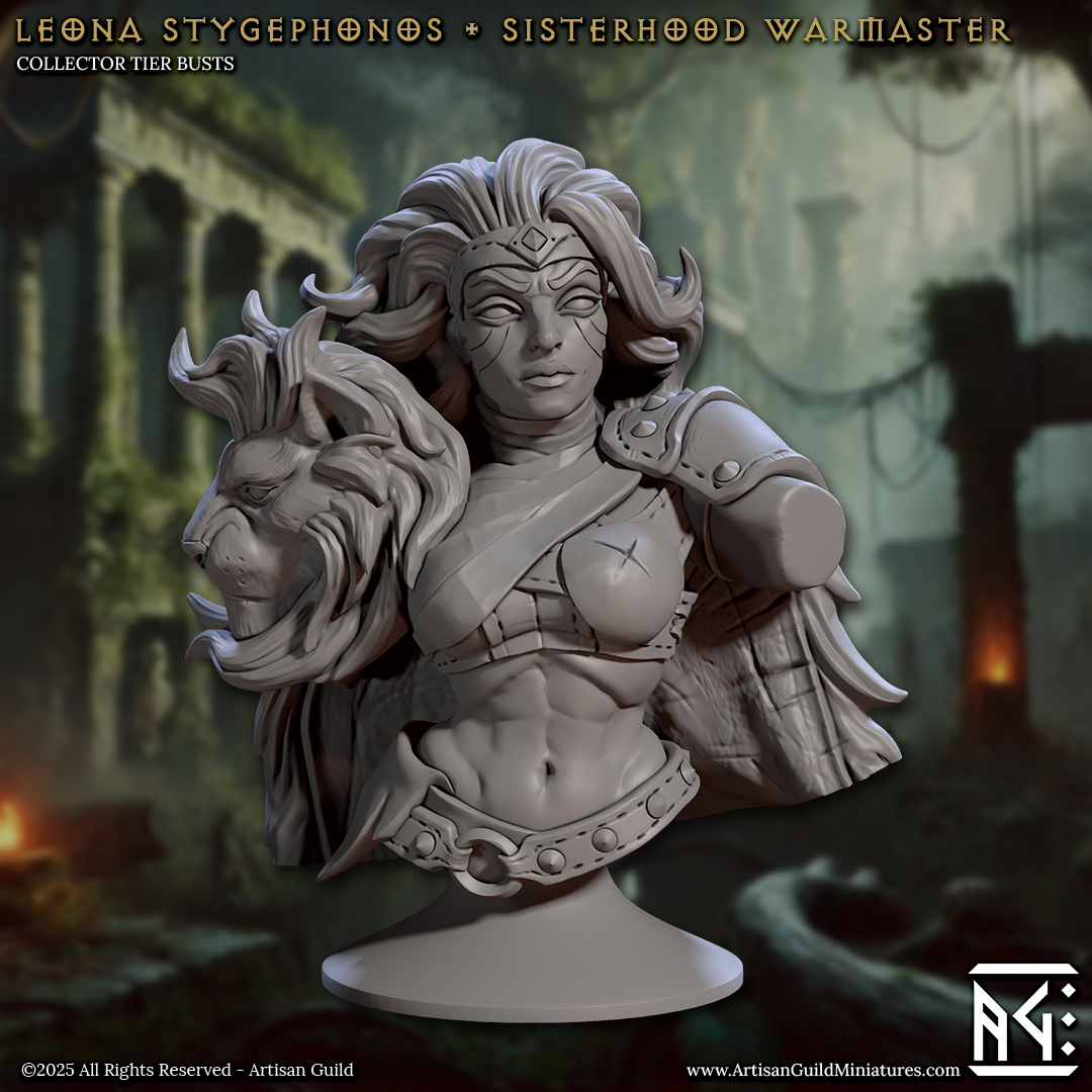 Artisan Guild Leona Stygephonos (bust) Veiled Sisterhood