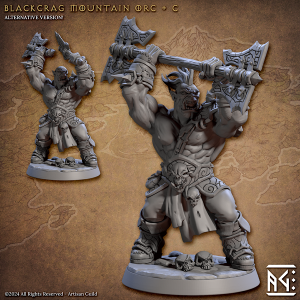 Artisan Guild Orc - Blackrog Mountain Orc C Blackrog Orc