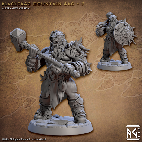 Artisan Guild Orc - Blackrog Mountain Orc F Blackrog Orc