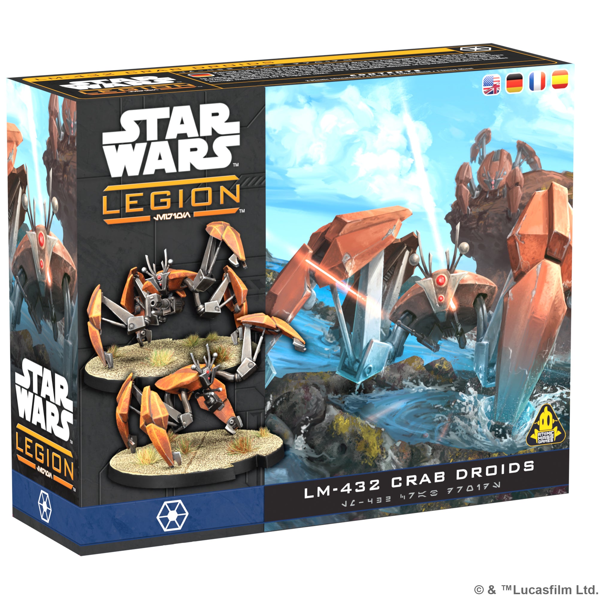 Atomic Mass Games Star Wars: Legion - LM-432 Crab Droids - EN/DE/SP/FR
