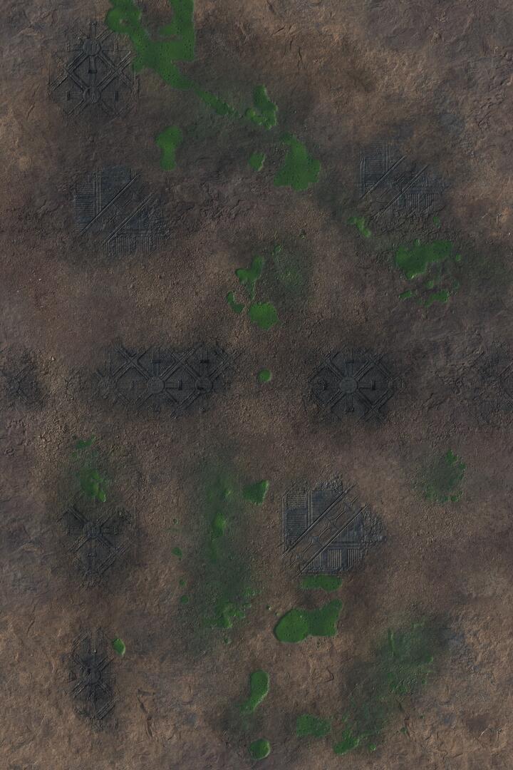 Gamemat.eu Herní podložka 6'x4' (183x122 cm) - různé motivy Barva: Toxic Badlands (+brašna zdarma)