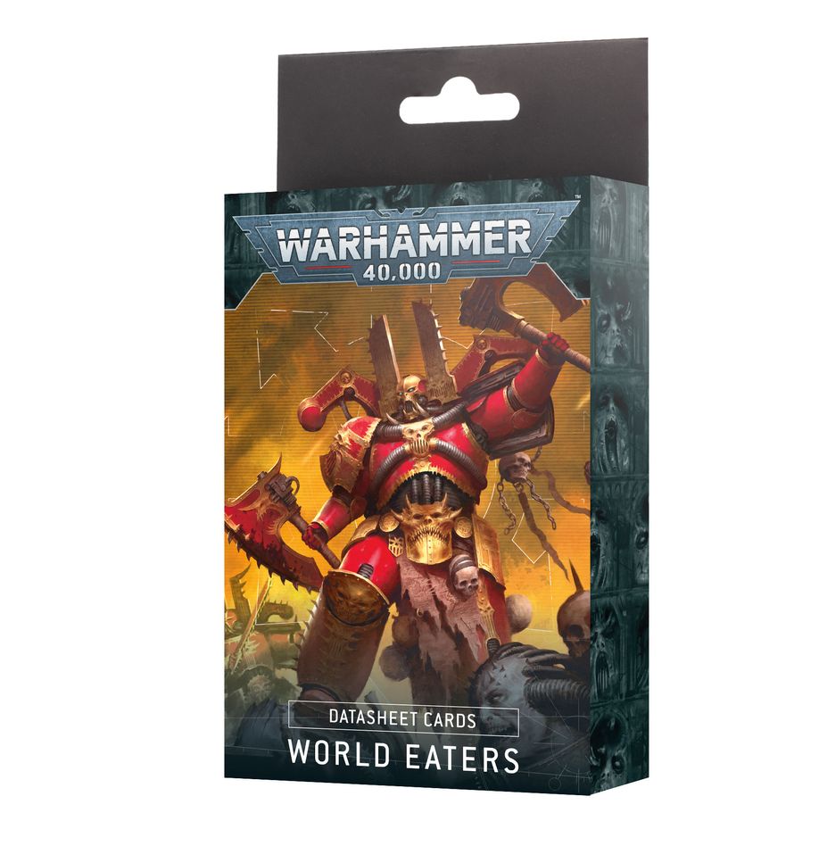 Games Workshop Warhammer 40000: World Eaters: Datasheet Cards