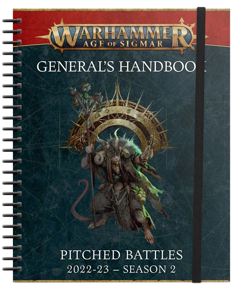 Games Workshop Warhammer: Age of Sigmar – Generals Handbook – Pitched Battles 2022–23 – Season 2 (Warhammer 40000: Art book)