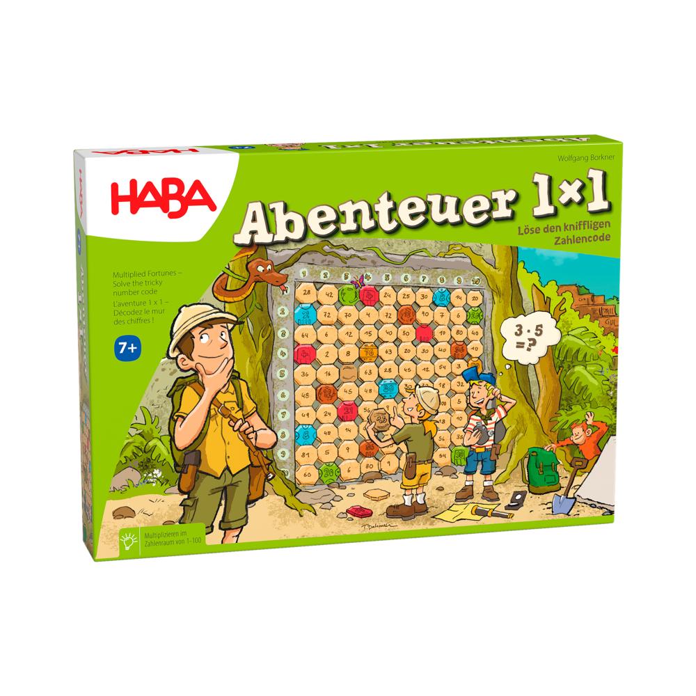 Haba Společenská hra pro děti Dobrodružná násobilka 1x1