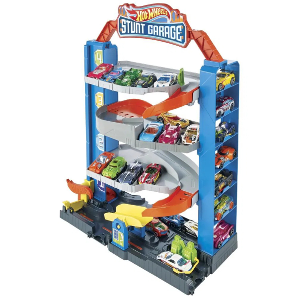 Hot Wheels City Přenosná garáž