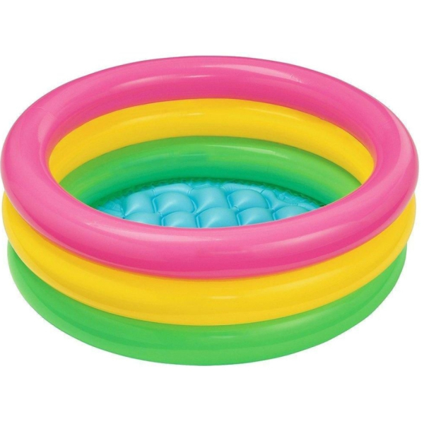 INTEX - Dětský nafukovací bazén duhový 86 cm