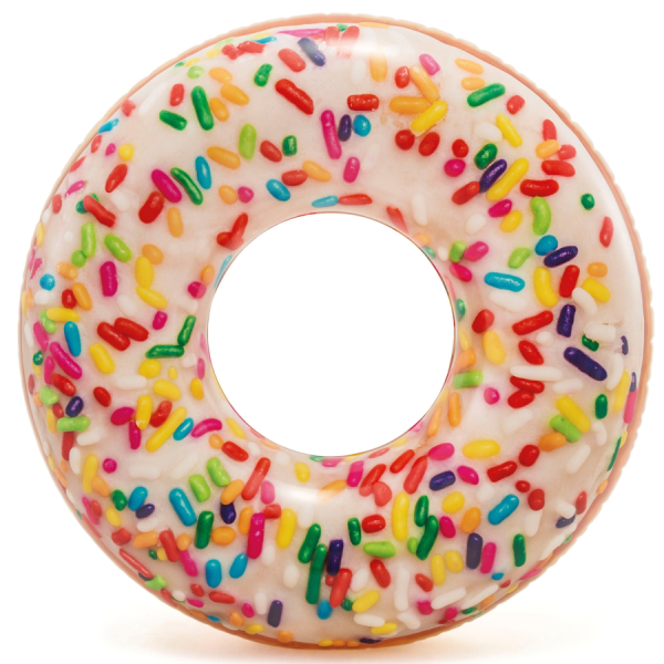 INTEX - Nafukovací kruh DONUT s posypem 114cm
