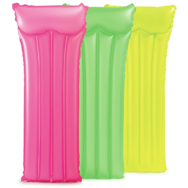 INTEX - Nafukovací lehátko 183x76cm transparent