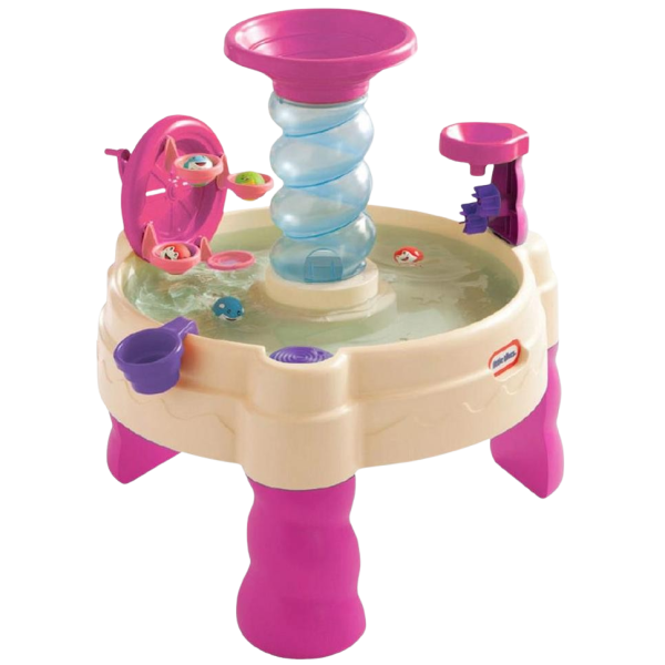 Little Tikes Spirálovitý vodní stůl - růžový
