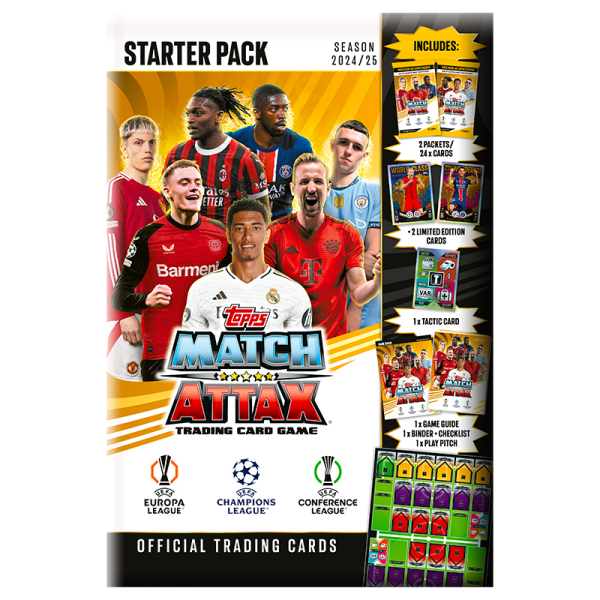 Match Attax UEFA Champions League 2024/2025 Edition Trading Card Starter Pack