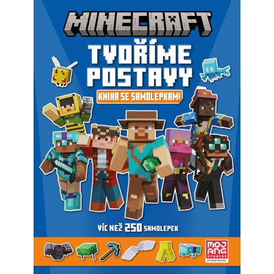 Minecraft - Tvoříme postavy - Knížka se samolepkami