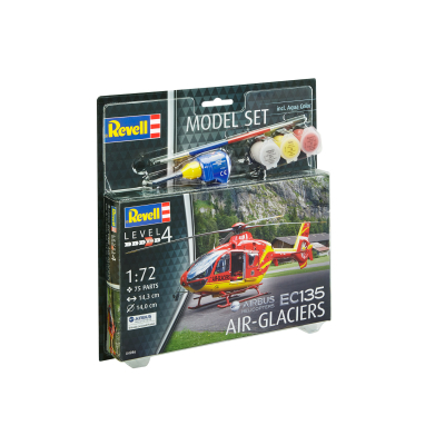 ModelSet vrtulník 64986 - EC 135 Air-Glaciers (1:72)
