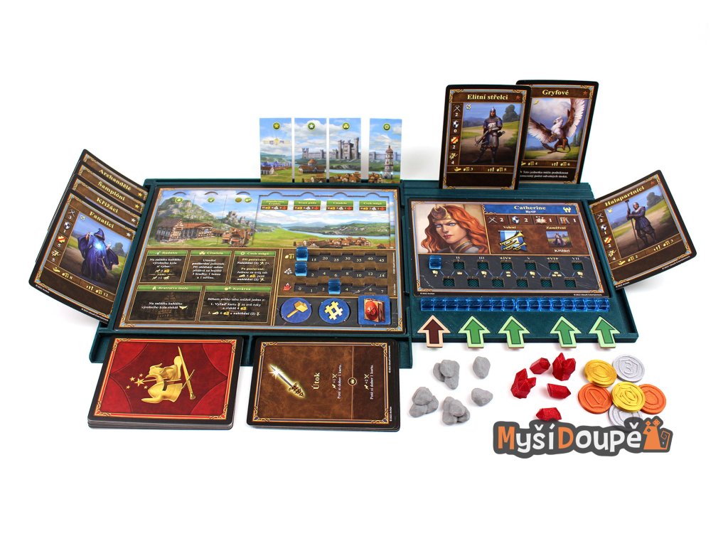 Myší Doupě Heroes of Might & Magic III: Desková hra - Deska hráče (Heroes of Might & Magic III: The Board Game - Deska hráče)