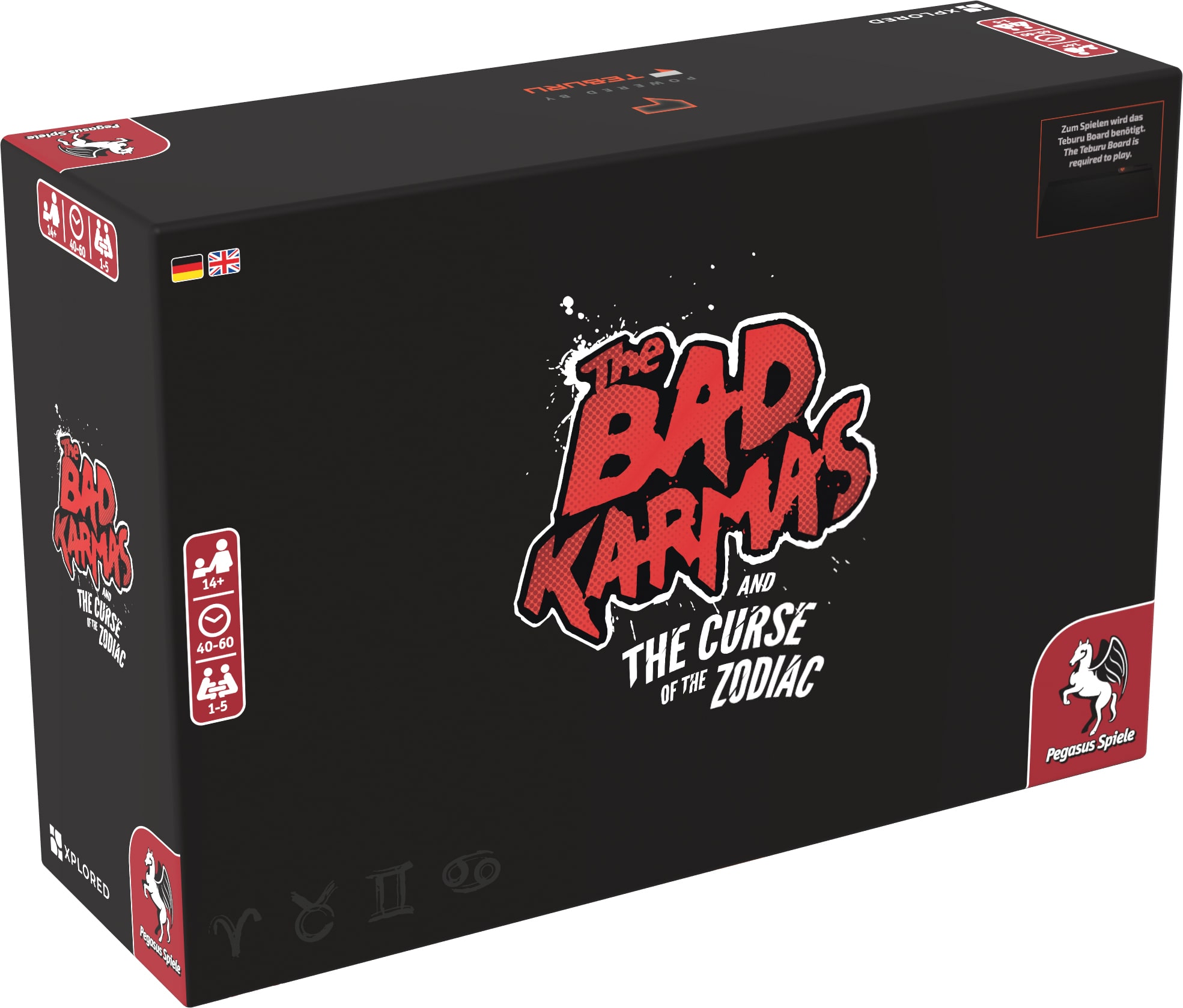 Pegasus Spiele Teburu: The Bad Karmas and The Curse of the Zodiac
