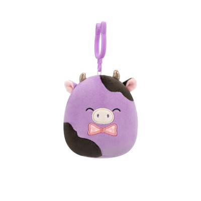 Plyšová klíčenka Squishmallows  Kravička - Alexie