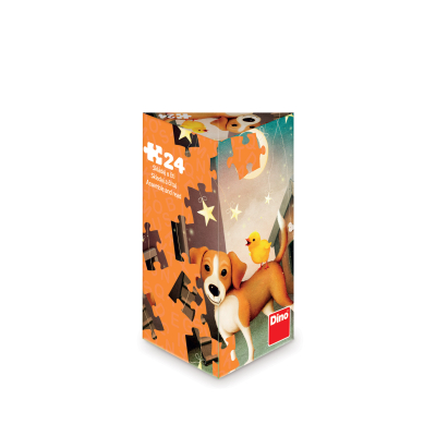 Puzzle triangl 24 Ztracené kuřátko
