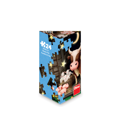 Puzzle triangl 24 Zvířátka na farmě