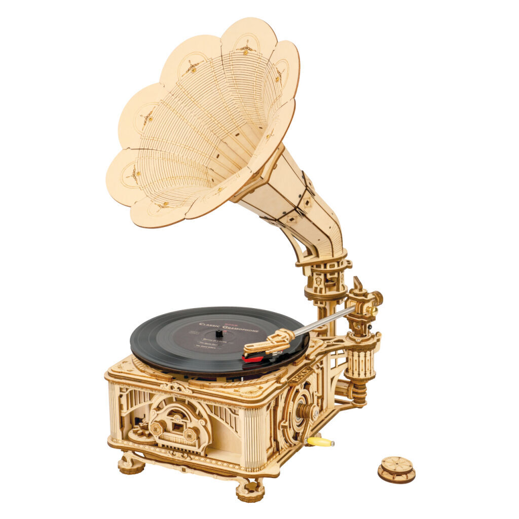 RoboTime Puzzle: Gramofon (3D hrací skládačka)