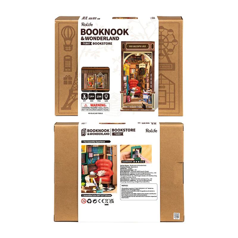 RoboTime Puzzle: Knihkupectví (Zarážka na knihy)