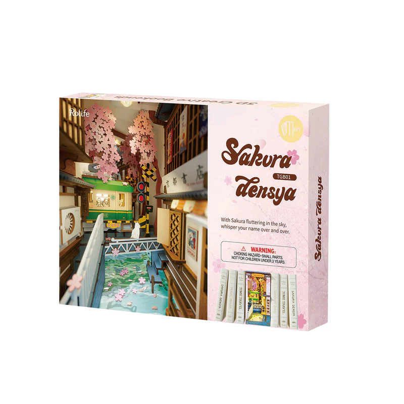 RoboTime Puzzle: Sakurová ulička (Zarážka na knihy)