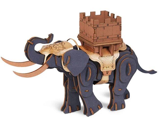RoboTime puzzle: Bojovný slon (3D skládačka)