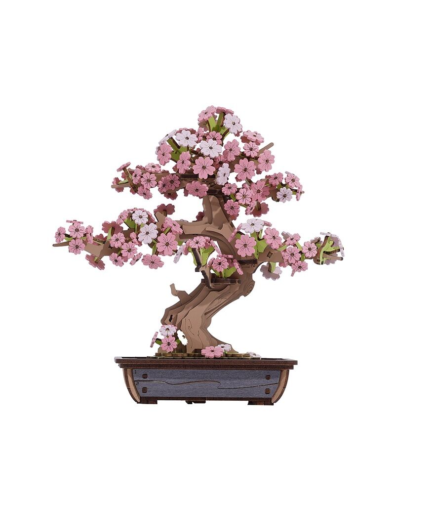 RoboTime puzzle: Bonsaj sakura (3D skládačka)