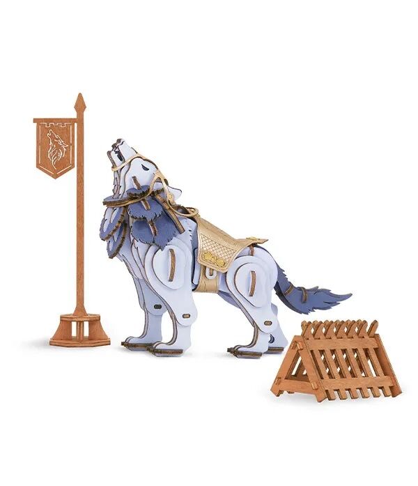 RoboTime puzzle: Vlk bojovník (3D skládačka)